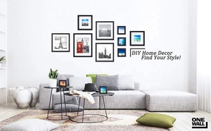 11X17 Inch Bán Buôn Giá Rẻ Tùy Chỉnh Đương Đại Sáng Tạo Núi Tác Phẩm Nghệ Thuật Gỗ Màu Đen Ảnh Khung Áp Phích - Product Image 6