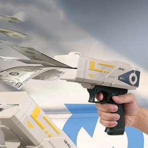 Đảng hộp đêm Súng Điện nguồn mới lạ nhựa súng tiền mới lạ Tiền súng bắn súng với 50 Prop tiền - Product Image 4