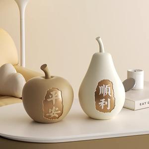 Beurre Style Résine Artisanat Bureau Cave À <span class=keywords><strong>Vin</strong></span> TV Stand Pomme Poire Ornements pour La Maison Salon Entrée Bureau Déménagement - Product Image 1