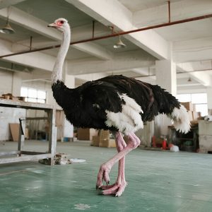 Tùy chỉnh thực tế nhựa animatronic đà điểu mô hình động cơ điện cho sử dụng trong nhà Safari công viên vườn thú triển lãm sản xuất phim Châu Phi - Product Image 3