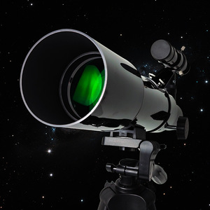 Astronomical Telescope 80400 Black High Magnification HD Professional Stargazing For Students And Children With Image - Product Image 1