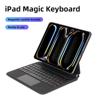 Étui Clavier pour iPad 11 et Air 11 Pouces, 12,9 Pouces et 10,9" Air 5ème et 4ème Génération avec Trackpad Multi-Touch Magic Keyboard