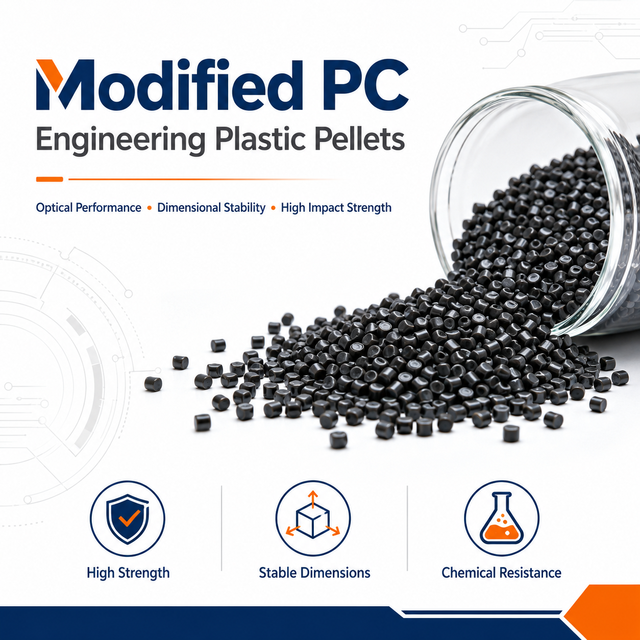 Modified PC Plastic Granules with High Impact Strength for Automotive and Sheet Applications