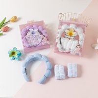 Set Kotak Hadiah Jepit Rambut Bunga, Gelang, dan Headband Multifungsi Gaya Baru 2026 untuk Wanita Grosir