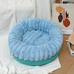 Wasbare kussen voor huisdieren, geschikt voor alle seizoenen, binnen en buiten, voor honden & katten, antislip bodem, knusse pluche honden- en kattenmand - Product Image 4