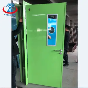 Proveedor de ZHTDOORS China fabrica ULUL 60 minutos Multi estilo seguridad Escape Metal puerta única