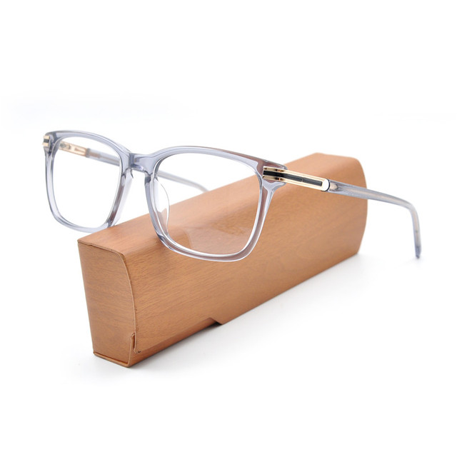Fashion Unisex Rectangle Acetate Eyeglasses Optical Glasses Frames