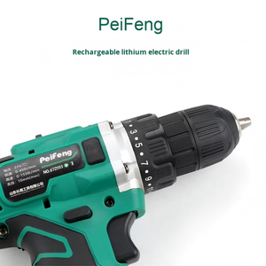 PEIFENG Borstelloze Oplaadbare Elektrische Boormachine Zware uitvoering Lithium-accu 21V Twee accu's Eén lader Draadloos Slagboormachine OEM - Product Image 2