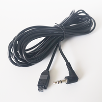 Cable de Audio TRS con Conector Jack Estéreo de 3.5 mm en Ángulo Recto, Cable USB Mini B de 4 Pines Macho a Jack de 3.5 mm