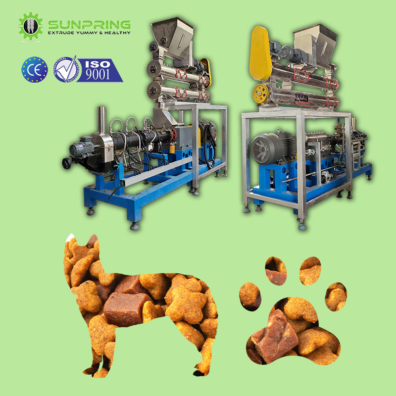 SUNPRING pet pellet machine dog food pellet mills pet food extrusion machine equipment