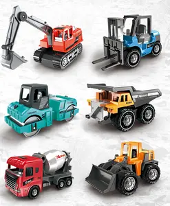 Individuelles 1:64 Druckguss-Auto mehrfarbig Engineering Druckguss-Autolegierung Auto Trägheit Schieben Kinder Bau-Lkw-Spielzeug