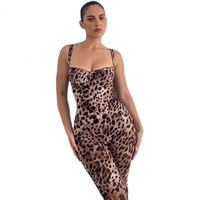 Nouvelle Collection Printemps-Été : Combinaisons Femme Imprimé Léopard, Bodys Patchwork, Combishorts Sexy, Jumpsuits Moulants pour Femmes