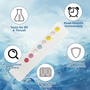 브롬 총알칼리도 <span class=keywords><strong>pH</strong></span> 프리 염소 총경도 및 총 염소 8 방향 풀 테스트 스트립 카세트의 수질검사