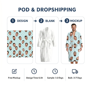 Stampa su richiesta <span class=keywords><strong>da</strong></span> <span class=keywords><strong>uomo</strong></span> ampio scollo a V a manica lunga pigiama comodo abbigliamento <span class=keywords><strong>da</strong></span> notte abbigliamento per la casa Casual camicia <span class=keywords><strong>da</strong></span> notte lunga per gli uomini - Product Image 2