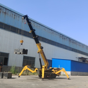 טלסקופי בום זחילה מנוף 3טון דיזל כל שטח שטח העכביש גגור עמיד גומי מסלול הרמת מקסימום 10 מ 'העכביש - Product Image 4