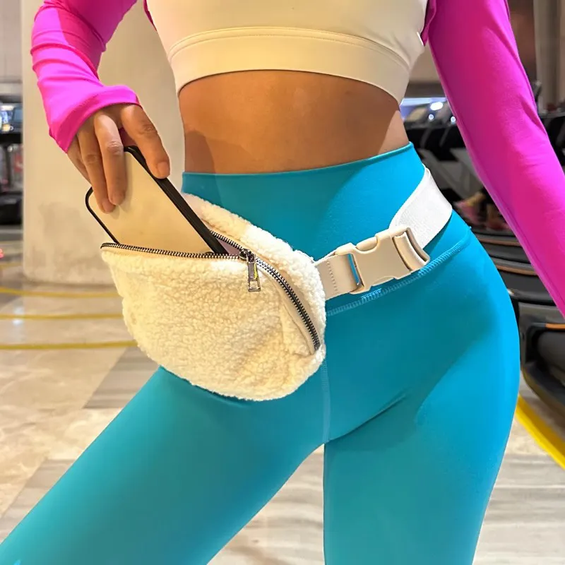 SHINBENEユニセックスジムサイクリングランニングチェストバッグ調節可能なバックルベルトファニーパック女性フィットネスベルトバッグ