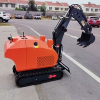 Vente directe d'usine, excavatrice hydraulique électrique pour l'exploitation minière, excavatrice électrique à télécommande, robot excavatrice 500KG/600KG/800KG
