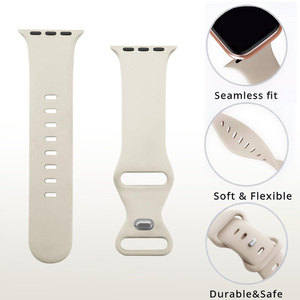 <span class=keywords><strong>Cinturino</strong></span> Sportivo in Silicone Morbido 49mm 46mm 45mm per <span class=keywords><strong>Apple</strong></span> <span class=keywords><strong>Watch</strong></span> Serie 11 10 9 8 7 SE 3 2 Ultra 3 2, <span class=keywords><strong>Cinturino</strong></span> in Gomma per Uomo - Product Image 2