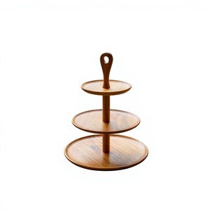 Support à gâteau en bois fait main, style rustique, présentoir à desserts, écologique, passe au lave-vaisselle, AZ ENTERPRISES, forme personnalisée - Product Image 5