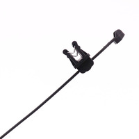 Kabel Binder Attaches de câble et clips de bord en nylon noir Attaches de fil de panneau solaire de précision Mangeoire de câble solaire DC Attache spéciale à fermeture éclair