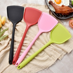 Hot Selling <b>Kitchen</b> <b>Accessories</b> Tools Silicone <b>Kitchen</b> Utensil Non-Stick Cooking Tools <b>Kitchen</b> Silicone Scraper Spatula Turner - Product Image 5