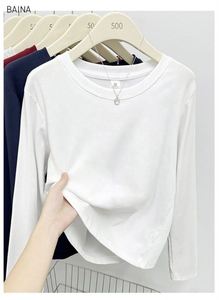 Blank <b>White</b> Luxury <b>Tshirts</b> Cotton T-Shirt T Shirt <b>Long</b> <b>Sleeve</b> Shirts for Women - Product Image 3