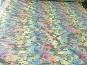 Ngụy trang in kỹ thuật số mô hình kẻ sọc ánh sáng bạc phản chiếu vải polyester bông Ripstop dệt may đồng phục Vải - Product Image 6