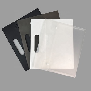 Custom Printed Logo A4 Document Bags Portable Business <strong>Portfolio</strong> Bag Waterproof Plastic PP File <strong>Folder</strong> Stationary Supplies - Product Image 3