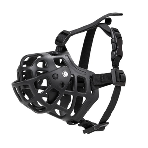 <span class=keywords><strong>Bozal</strong></span> <span class=keywords><strong>de</strong></span> Canasta Ajustable y Duradero para Perro con Cubierta Móvil Transpirable <span class=keywords><strong>de</strong></span> Silicona - Product Image 1