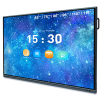 Pizarra Interactiva Tacteasy para Reuniones de Oficina, Android 16 EDLA 4k LCD con Lápiz, Pizarra Blanca con IA Integrada, en Stock