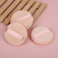 Yanqi — éponge ronde bouffante de maquillage en coton, coussin d'air doux, éponge pour cosmétique, pour utilisation humide ou sèche, vente en gros