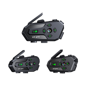 X2 Pro 6 người xe máy Mũ bảo hiểm thông tin liên lạc không thấm nước 500m chia sẻ âm nhạc xe đạp intercom cho mũ bảo hiểm - Product Image 3