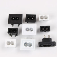 3P IEC 320 C14 connecteur mâle panneau de prise d'alimentation connecteurs AC 250V 15A