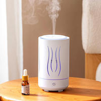 Dropshipping Offres Spéciales Portable Car Mini Ultrasonic Air Aromatherapy Nebulizer Essential Scent Oil Humidifier Diffuser