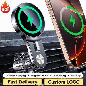 <span class=keywords><strong>Cargador</strong></span> Inalámbrico Magnético para Auto de Alta Resistencia, Brazo Largo y Robusto, Carga Rápida de 15W, Imán Fuerte Sin Caídas, Compatible Universalmente con Todos los Teléfonos Inteligentes - Product Image 1
