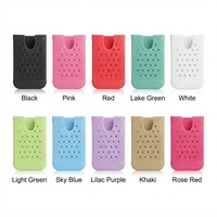 Sac de plage coloré en EVA avec support de téléphone à clipser, organiseur de téléphone portable pour sacs fourre-tout perforés, accessoires de voyage, de shopping et de piscine, vente en gros