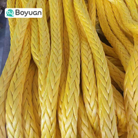 Cuerda de amarre Boyuan Marine UHMWPE de 6 mm y 12 cabos, alta resistencia, resistente a los rayos UV y a la corrosión, certificada por ISO/BV/CCS