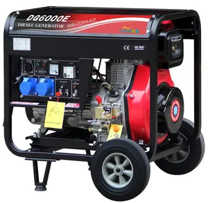 Small portable air-cooled 1.7kw-4.0kw silent diesel generator for sale