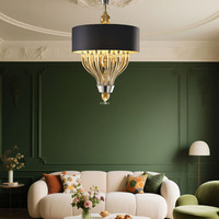 Américain Moderne Classique LED Plafonnier Luxe Salon Chambre Luminaire Luminaire Décoration Maison Lustre