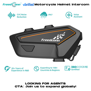 Casque de <span class=keywords><strong>moto</strong></span> Bluetooth sans fil mains libres Casque d'écoute stéréo Haut-parleur pour les motocyclistes conduisant un casque de <span class=keywords><strong>moto</strong></span> - Product Image 1
