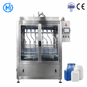Macchina di Riempimento Automatica a 8 Ugelli Antideflagrante per <span class=keywords><strong>Candeggina</strong></span>, Pesticidi, Acidi e Liquidi Chimici Corrosivi - Product Image 1