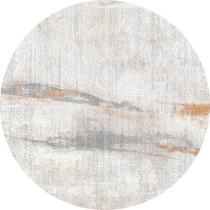 Alfombra Redonda Idan de 1 cm de Grosor, Diseño Minimalista a Rayas, Color Sólido, Tapete para Silla, para Dormitorio, Sala de Estar - Product Image 5