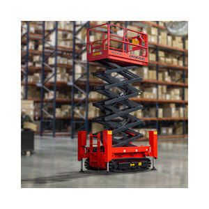 6 मीटर 8 मीटर 10 मीटर इलेक्ट्रिक हाइड्रोलिक स्व-चालित मोबाइल हवाई कार्य कैंची लिफ्ट ट्रैक क्रॉलर लिफ्टिंग प्लेटफॉर्म - Product Image 4