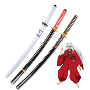 Katana de Madera de Samurai, Espada de Juguete de Anime <span class=keywords><strong>Inuyasha</strong></span> y <span class=keywords><strong>Cosplay</strong></span> para Entusiastas - Product Image 1