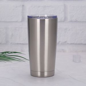 Gobelet isotherme de 20 oz avec couvercle et paille, en acier inoxydable à double paroi sous vide, revêtement poudré, logo personnalisé - Product Image 5