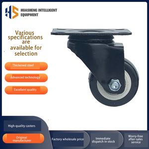 2-Zoll Gold PP Diamant Flachboden Universal-Schraubrad M12 Kugellager 45KG Tragfähigkeit Langlebige Konstruktion - Product Image 4