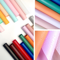 Papier d'emballage pour bouquets, papier d'emballage imperméable pour fleuristes, fournitures pour fleuristes, sortie d'usine