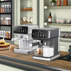 YC Factory Espresso Machine Coffee Machine Buttons <strong>Lungo</strong> Capsule Italian 20 Bar Semi-automatic Machine with Milk Frothing Wand - Product Image 6