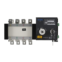 Saklar Transfer Otomatis Daya Ganda PKQ3-160A 4P Kelas PC SHPK 800A AC 400V 50Hz/60Hz Saklar Pengalih Generator