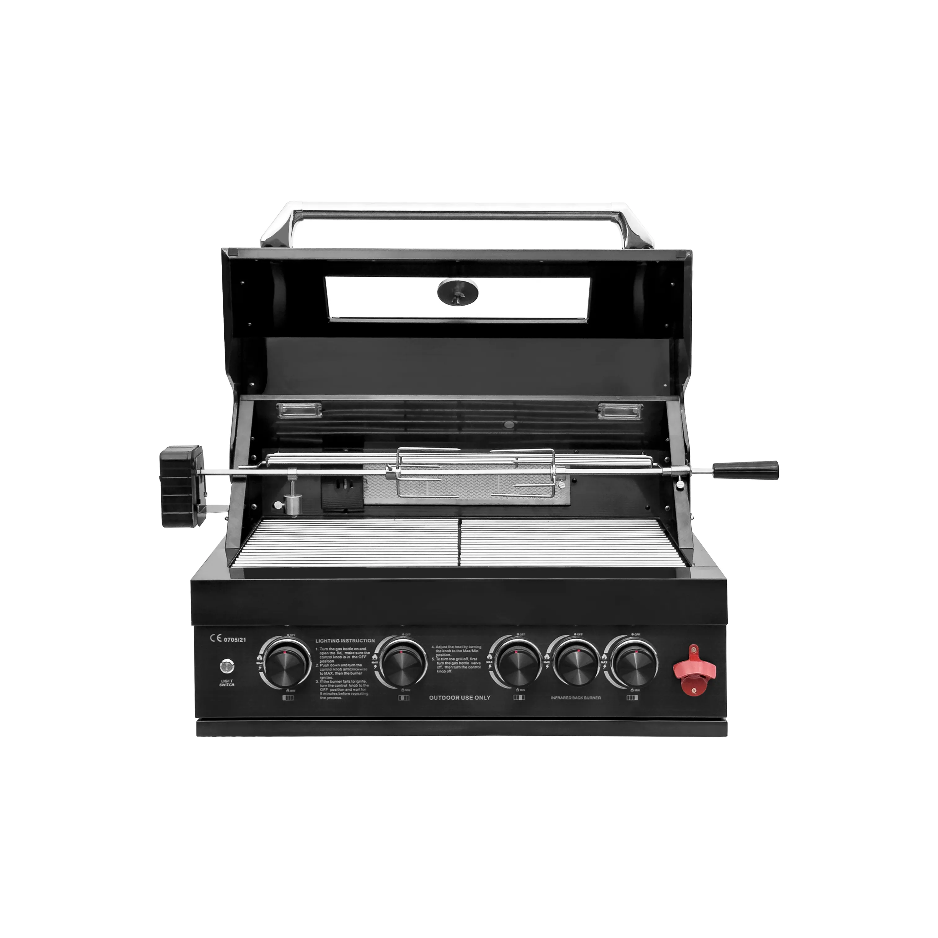 Black Designs Bbq Gaz Cooking Grill Gas Built In Gas Barbecue Grill Outdoor